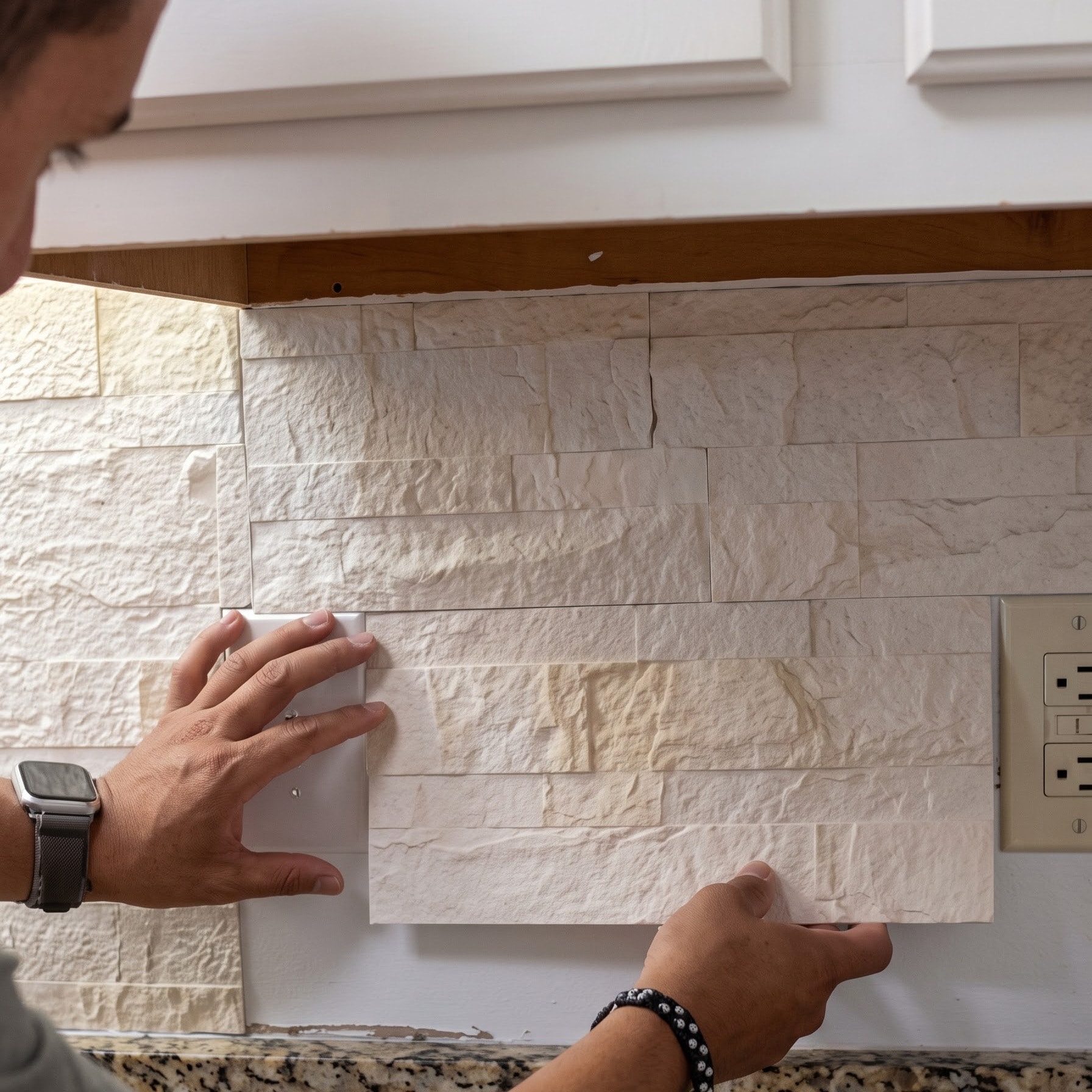 What to Know Before Trying the Ecru White Peel & Stick Tiles